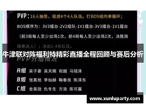 牛津联对阵福利特精彩直播全程回顾与赛后分析